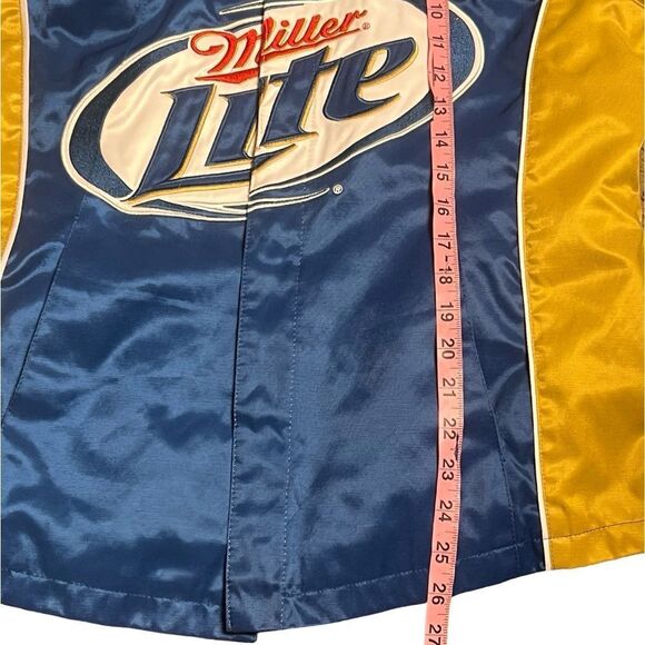 Miller Lite Racing Brad Keselowski Nascar Pit Crew Jacket Chase Authentics Large - Picture 15 of 16